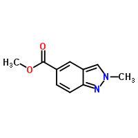 2-Methyl-2H-indazole-5-carboxylic acid methyl ester 1092351-86-4